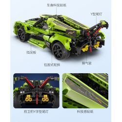 CADA DOUBLEE C51306 51306 non  GƯƠM BÓNG TỐI bộ đồ chơi xếp lắp ráp ghép mô hình  BLADE Kỹ Thuật Công Nghệ Cao Mô Hình Phương Tiện 432 khối