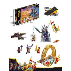 NOT  NEZHA'S FIRE RING 80034 ZIMO 70005 xếp lắp ráp ghép mô hình NHẪN LỬA CỦA NEZHA NEJAUS Monkie Kid Tây Du Ký Tôn Ngộ Không 929 khối