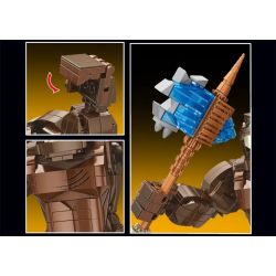 FORANGE FC3700 3700 non  KHỦNG LONG CHẠY TRỐN bộ đồ chơi xếp lắp ráp ghép mô hình DINOSAURS ALIVE 205 khối