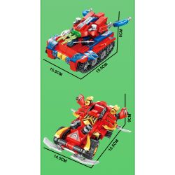 PanlosBrick 626003 Panlos Brick 626003 non  LIÊN MINH XE NGỰA 4 MẪU TĂNG HALO SHUANGTIANQUAN SCORPIO SẤM SÉT ĐẠI ĐAO BURST bộ đồ chơi xếp lắp ráp ghép mô hình CHARIOT UNION 1301 khối