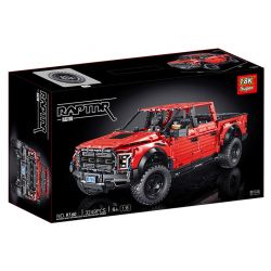 SUPER 18K K160 TA GAOLE T5014 5014 T5014A 5014A non  FORD RAPTOR F-150 8 tỷ lệ 1:8 bộ đồ chơi xếp lắp ráp ghép mô hình FORD F-150 RAPTOR 3249 khối