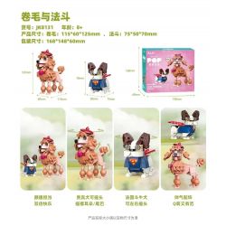 JAKI JK8131 8131 non  XOĂN VÀ FADOU bộ đồ chơi xếp lắp ráp ghép mô hình Creator Sáng Tạo