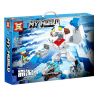 SX 1062 non  FROST BEAST. bộ đồ chơi xếp lắp ráp ghép mô hình Minecraft MY WORLD FROST MONSTER Game Xây Dựng 328 khối