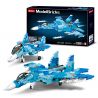 SLUBAN M38-B0985 B0985 0985 M38B0985 38-B0985 non  TIÊM KÍCH HẠNG NẶNG SU-27 tỷ lệ 1:44 bộ đồ chơi xếp lắp ráp ghép mô hình Military Army SU-27 FLANKER Quân Sự Bộ Đội 1040 khối