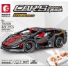 SEMBO 701906 non  ĐIỀU KHIỂN TỪ XA ĐEN LIGHTNING THỂ THAO XE HƠI CÔNG NGHỆ STUNTS bộ đồ chơi xếp lắp ráp ghép mô hình  CARS REMOTE CONTROL SPORTS Kỹ Thuật Công Nghệ Cao Mô Hình Phương Tiện 426 khối