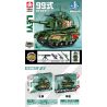 LEYI 66020 non  XE TĂNG PHIÊN BẢN Q CHIẾN ĐẤU CHỦ LỰC KIỂU 99 bộ đồ chơi xếp lắp ráp ghép mô hình Military Army 99 MAIN BATTLE TANK Quân Sự Bộ Đội 432 khối
