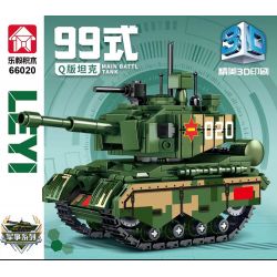 LEYI 66020 non  XE TĂNG PHIÊN BẢN Q CHIẾN ĐẤU CHỦ LỰC KIỂU 99 bộ đồ chơi xếp lắp ráp ghép mô hình Military Army 99 MAIN BATTLE TANK Quân Sự Bộ Đội 432 khối