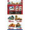 MINGDI LEIBAO K0365 0365 non  4 KIỂU KIẾN ?​TRÚC CỔ ĐIỂN ZIXIAO PALACE YUEJIANG TOWER EFANG GOLDEN PAVILION TEMPLE bộ đồ chơi xếp lắp ráp ghép mô hình Buildings 1142 khối