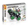 SEMBO 701902 non  JUNGLE KID Q CÔNG NGHỆ XE HƠI ĐIỀU KHIỂN TỪ XA STUNTS bộ đồ chơi xếp lắp ráp ghép mô hình  CARS JUNGLE BOY Q Kỹ Thuật Công Nghệ Cao Mô Hình Phương Tiện 400 khối
