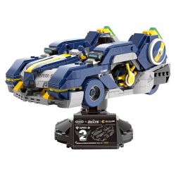 XINGBAO XB-66001 66001 XB66001 non  XE ĐUA KỶ NIỆM LỄ COTTON CANDY 2021 bộ đồ chơi xếp lắp ráp ghép mô hình Crazy Racing Đua Xe Điên Loạn 908 khối