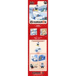 INBRIXX 880025 non  KUMAMON CUỘC PHIÊU LƯU TRÊN NÚI TUYẾT bộ đồ chơi xếp lắp ráp ghép mô hình