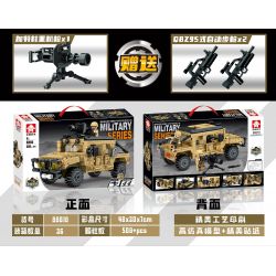 LWCK 90006 non  XE RADAR TÍCH HỢP bộ đồ chơi xếp lắp ráp ghép mô hình Flourishing Age Strengthen The Army STRONG ARMY 316 khối