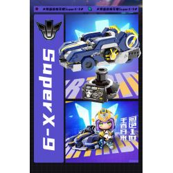 XINGBAO XB-66001 66001 XB66001 non  XE ĐUA KỶ NIỆM LỄ COTTON CANDY 2021 bộ đồ chơi xếp lắp ráp ghép mô hình Crazy Racing Đua Xe Điên Loạn 908 khối