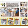 ROYAL TOYS RT64 non  XE DIM SUM HỒNG KÔNG bộ đồ chơi xếp lắp ráp ghép mô hình City CITY STORY DIM SUM CART Thành Phố 45 khối