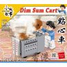 ROYAL TOYS RT64 non  XE DIM SUM HỒNG KÔNG bộ đồ chơi xếp lắp ráp ghép mô hình City CITY STORY DIM SUM CART Thành Phố 45 khối