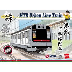 ROYAL TOYS RT44 non  TÀU MTR CITY LINE HỒNG KÔNG bộ đồ chơi xếp lắp ráp ghép mô hình CITY STORY MTR URBAN LINE TRAIN Thành Phố 684 khối