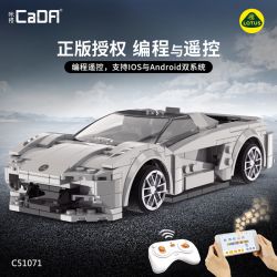 CADA DOUBLEE C51071 51071 non  LUCE EVIJA. bộ đồ chơi xếp lắp ráp ghép mô hình Racers LOTUS EVIJA Đua Tốc Độ 308 khối