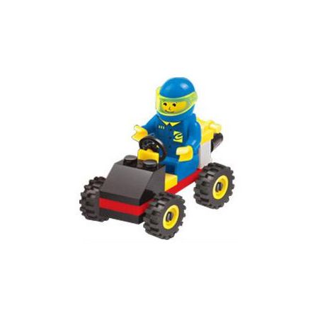 COMPANION 103 non  ĐI KART bộ đồ chơi xếp lắp ráp ghép mô hình City SUPER CAR Thành Phố 30 khối