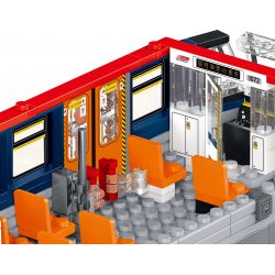 ROYAL TOYS RT48 non  ĐƯỜNG SẮT NHẸ MTR HỒNG KÔNG GIAI ĐOẠN II bộ đồ chơi xếp lắp ráp ghép mô hình City CITY STORY MTR LIGHT RAIL TRAIN II Thành Phố 754 khối