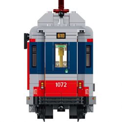 ROYAL TOYS RT48 non  ĐƯỜNG SẮT NHẸ MTR HỒNG KÔNG GIAI ĐOẠN II bộ đồ chơi xếp lắp ráp ghép mô hình City CITY STORY MTR LIGHT RAIL TRAIN II Thành Phố 754 khối