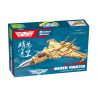 CAYI 2266 non  MÁY BAY CHIẾN ĐẤU TRÊN TÀU SÂN J-15 bộ đồ chơi xếp lắp ráp ghép mô hình J-15 BASED FIGHTER / DOUBLE ENGINE 668 khối