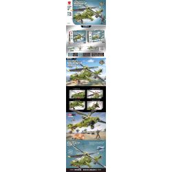 SLUBAN M38-B0911 B0911 0911 M38B0911 38-B0911 non  DIREWOLF ORBIT TẤN CÔNG TRÊN KHÔNG bộ đồ chơi xếp lắp ráp ghép mô hình ATOMIC STORM 353 khối