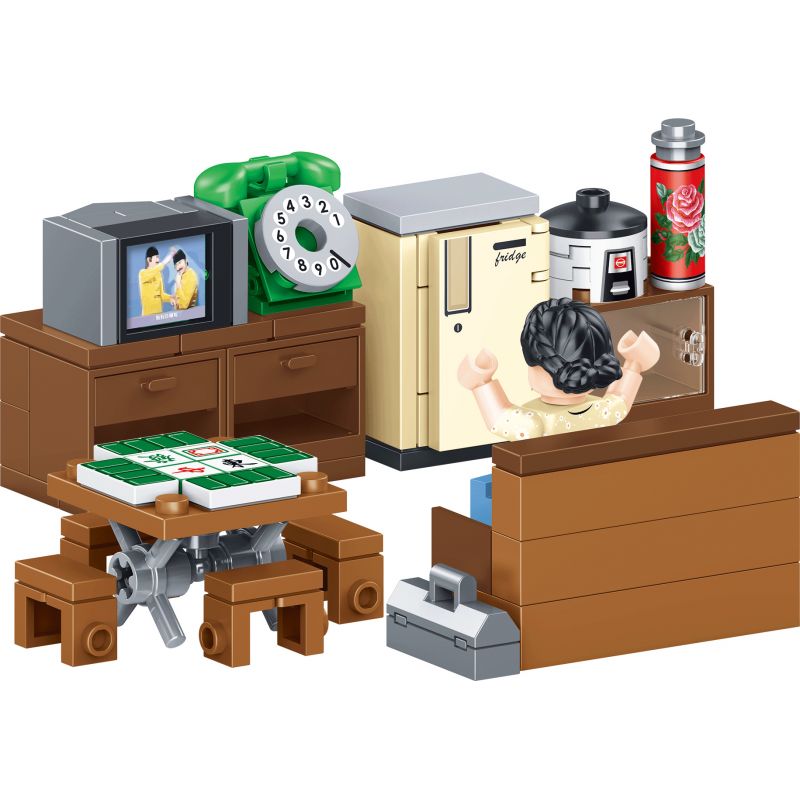 ROYAL TOYS RT53 non  BẤT ĐỘNG SẢN HỒNG KÔNG TRONG NHỮNG NĂM 1980 bộ đồ chơi xếp lắp ráp ghép mô hình City CITY STORY HOME OF HOUSING ESTATES THE 1980S Thành Phố 109 khối