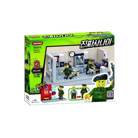 OXFORD MC3414 3414 non  TRẠI LÍNH bộ đồ chơi xếp lắp ráp ghép mô hình 진짜사나이
