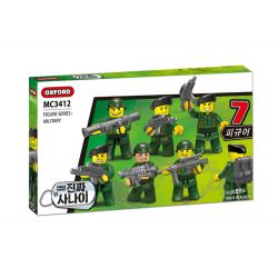 OXFORD MC3412 3412 non  NGƯỜI ĐÀN ÔNG ĐÍCH THỰC bộ đồ chơi xếp lắp ráp ghép mô hình Movie & Game 진짜사나이 Phim Và Trò Chơi