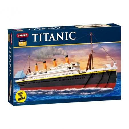 OXFORD BM3522 3522 non  TÀU TITANIC bộ đồ chơi xếp lắp ráp ghép mô hình 타이타닉 878 khối