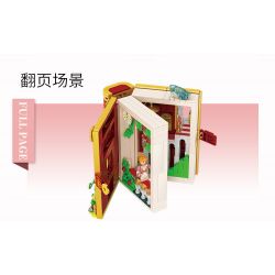 SEMBO 506174 non  CHẠY TRỐN CÔ BÉ LỌ LEM bộ đồ chơi xếp lắp ráp ghép mô hình Disney Princess FAIRY TALE BOOK RUNAWAY CINDERELLA Công Chúa 622 khối