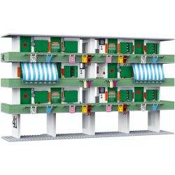 ROYAL TOYS RT51 non  KHU TÁI ĐỊNH CƯ HỒNG KÔNG bộ đồ chơi xếp lắp ráp ghép mô hình City CITY STORY RESETTLEMENT ESTATES Thành Phố 355 khối