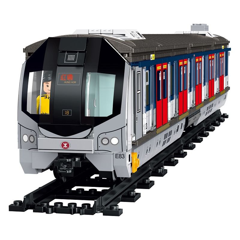 ROYAL TOYS RT47 non  TÀU MTR EAST RAIL LINE HỒNG KÔNG bộ đồ chơi xếp lắp ráp ghép mô hình City CITY STORY MTR EAST RAIL LINE TRAIN Thành Phố 815 khối