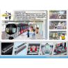 ROYAL TOYS RT47 non  TÀU MTR EAST RAIL LINE HỒNG KÔNG bộ đồ chơi xếp lắp ráp ghép mô hình City CITY STORY MTR EAST RAIL LINE TRAIN Thành Phố 815 khối