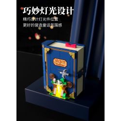 SEMBO 506172 non  ALICE TRÊN ĐƯỜNG CHẠY TRỐN Ở XỨ SỞ THẦN TIÊN bộ đồ chơi xếp lắp ráp ghép mô hình Disney Princess FAIRY TALE BOOK ALICE AT LARGE Công Chúa 655 khối