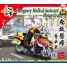 ROYAL TOYS RT49 non  XE MÁY TẾ KHẨN CẤP HỒNG KÔNG bộ đồ chơi xếp lắp ráp ghép mô hình City CITY STORY EMERGENCY MEDICAL ASSISTANT MOTOR CYCLE Thành Phố 29 khối