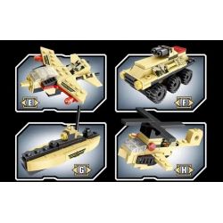 JUGO 3G127 non  TĂNG HẠNG NẶNG PREDATOR bộ đồ chơi xếp lắp ráp ghép mô hình Military Army Quân Sự Bộ Đội 420 khối