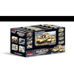 JUGO 3G127 non  TĂNG HẠNG NẶNG PREDATOR bộ đồ chơi xếp lắp ráp ghép mô hình Military Army Quân Sự Bộ Đội 420 khối