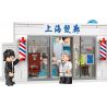ROYAL TOYS RT46 non  TIỆM TÓC THƯỢNG HẢI bộ đồ chơi xếp lắp ráp ghép mô hình City CITY STORY SHANGHAI SALON Thành Phố 183 khối