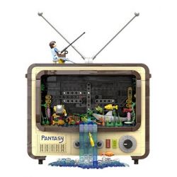 PANTASY 61008 non  TV CỔ ĐIỂN bộ đồ chơi xếp lắp ráp ghép mô hình Arts & Crafts VINTAGE TELEVISION