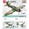 MINGDI 9050 non  MÁY BAY CHIẾN ĐẤU P-40 bộ đồ chơi xếp lắp ráp ghép mô hình P-40 FIGHTER 411 khối