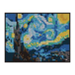 WANGE 5123 non  ĐÊM ĐẦY SAO bộ đồ chơi xếp lắp ráp ghép mô hình THE STARRY NIGHT 3262 khối