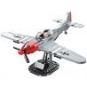 MINGDI 9039 non  MÁY BAY CHIẾN ĐẤU P-51 bộ đồ chơi xếp lắp ráp ghép mô hình P-51 FIGHTER 402 khối