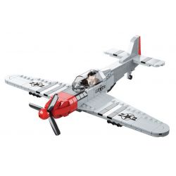 MINGDI 9039 non  MÁY BAY CHIẾN ĐẤU P-51 bộ đồ chơi xếp lắp ráp ghép mô hình P-51 FIGHTER 402 khối