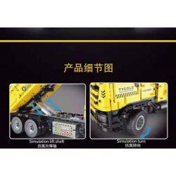 TA GAOLE T4006 4006 non  KỸ THUẬT XE TẢI TỰ ĐỔ bộ đồ chơi xếp lắp ráp ghép mô hình  TECHNOLOGY Kỹ Thuật Công Nghệ Cao Mô Hình Phương Tiện 2531 khối