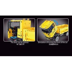 TA GAOLE T4006 4006 non  KỸ THUẬT XE TẢI TỰ ĐỔ bộ đồ chơi xếp lắp ráp ghép mô hình  TECHNOLOGY Kỹ Thuật Công Nghệ Cao Mô Hình Phương Tiện 2531 khối