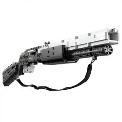 CADA DOUBLEE C81052 81052 non  SÚNG PHUN tỷ lệ 1:1.25 bộ đồ chơi xếp lắp ráp ghép mô hình Gun 880 khối