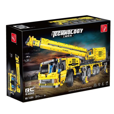 TA GAOLE T4004 4004 non  KỸ THUẬT CẦN CẨU BÁNH LỐP bộ đồ chơi xếp lắp ráp ghép mô hình  TECHNOLOGY Kỹ Thuật Công Nghệ Cao Mô Hình Phương Tiện 3711 khối