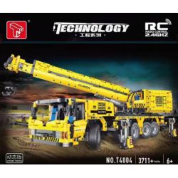 TA GAOLE T4004 4004 non  KỸ THUẬT CẦN CẨU BÁNH LỐP bộ đồ chơi xếp lắp ráp ghép mô hình  TECHNOLOGY Kỹ Thuật Công Nghệ Cao Mô Hình Phương Tiện 3711 khối