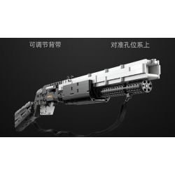 CADA DOUBLEE C81052 81052 non  SÚNG PHUN tỷ lệ 1:1.25 bộ đồ chơi xếp lắp ráp ghép mô hình Gun 880 khối